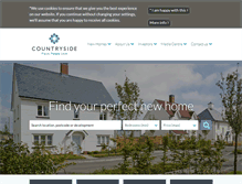 Tablet Screenshot of countryside-properties.com